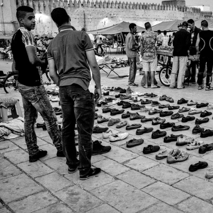 marchand de chaussures - Maroc